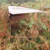 The welded metal cross-straps at the top of an oil tank