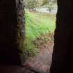 Rhobodach: Internal view of the secondary entrance from the S 