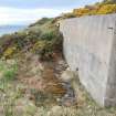 The internal face of the N wall of the ablutions block from the ESE 