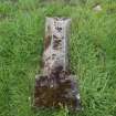 The upturned face of the Boundary Stone from the NW 