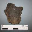 Post excavation photograph of find, Grantown Road, R2, Forres