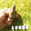 Graveyard survey, Figure 10c, Hoe blade, or possible grave digging implement, small find no.42, St Kilda