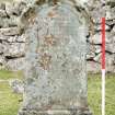 Graveyard survey, Figure 5d, Gravestone no. 2, St Kilda