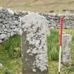 Graveyard survey, Figure 6b, Gravestone no. 5, 2010, St Kilda