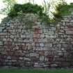 Photographic survey, View of the NW external wall elevation, Craiglockhart Castle
