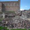 Watching brief, Refectory wall, Coldingham Priory