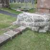 Watching brief, Location of date marked stone, Coldingham Priory