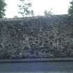 Historic building recording, N face of N garden wall (21), Duddingston Manse Gardens