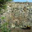 Historic building recording, S face of N garden wall c.2-6m E of watch tower, Duddingston Manse Gardens