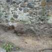 Archaeological evaluation, Trench 3, S-facing section, W end, Duddingston Manse Gardens