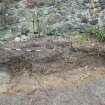 Archaeological evaluation, Trench 3, S-facing section, E end, Duddingston Manse Gardens