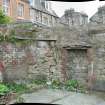 Historic building recording, S building, W internal elevation, panorama, 13 Edinburgh Road, South Queensferry