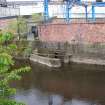 Photographic survey, Structure 9 - Flood Retaining Wall, Weir Pumps, General shot, White Cart Water Flood Prevention Scheme