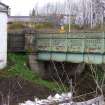Photographic survey, Structure 10 - Devlin Road Bridge, Close up of abutment, White Cart Water Flood Prevention Scheme