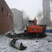 Watching brief, General view, White Cart Water Flood Prevention Scheme