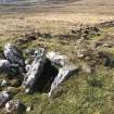 View of the chamber at Burngrange chambered cairn