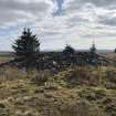 View of cairn, Westruther Burn