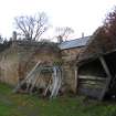 Historic building recording, View of Building C (unroofed), Gardener's House and Bothy, Arniston Estate, Temple