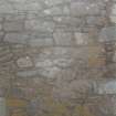 Historic building survey, Building No. 3, N wall exterior, Cille-Bharra Church Group, Eoligarry, Barra