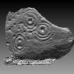 Snapshot of 3D model, from Scotland’s Rock Art Project, Gallow Hill 1, Angus