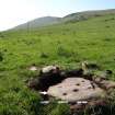 Digital photograph of panel in context with scale, from Scotland’s Rock Art Project, Prieston 3, Prieston, Angus