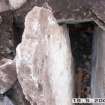 Archaeological excavation, Vertical view of Cist 1, S end, Holm Mains Farm, Inverness, Highland