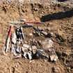 Archaeological excavation, Cist 2, PreÃ¢ÂÂexcavation view, Holm Mains Farm, Inverness, Highland