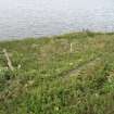 Archaeological survey phase 1, Structure 7 and anchor point 4 - NW, Inchkeith Island, Firth of Forth, Fife