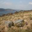 Digital photograph of panel to north, from Scotland's Rock Art Project, Lenihuiline 3, Bute, Argyll and Bute