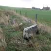 Digital photograph of panel to south, from Scotland's Rock Art Project, Rosehall, Aberdeenshire