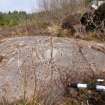 Digital photograph of panel to east, from Scotland's Rock Art Project, Achnabreck 10, Kilmartin, Argyll and Bute