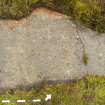 Digital photograph of perpendicular to carved surface(s), from Scotland's Rock Art Project, Allt Bealaich Ruaidh, Kilmartin, Argyll and Bute