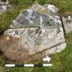 Digital photograph of perpendicular to carved surface(s), from Scotland's Rock Art Project, Carnassarie Farm 7, Kilmartin, Argyll and Bute