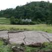 Digital photograph of panel to east, from Scotland's Rock Art Project, Creagantairbh, Kilmartin, Argyll and Bute