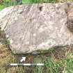 Digital photograph of perpendicular to carved surface(s), from Scotland's Rock Art Project, Glennan 2, Kilmartin, Argyll and Bute