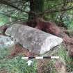 Digital photograph of panel to north, Scotland's Rock Art Project, Kilbride Burial Slab 1, Kilmartin, Argyll and Bute