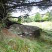 Digital photograph of rock art panel context, Scotland's Rock Art Project, Kilbride Burial Slab 1, Kilmartin, Argyll and Bute