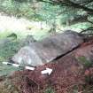 Digital photograph of panel to north-west, Scotland's Rock Art Project, Kilbride Burial Slab 1, Kilmartin, Argyll and Bute