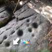 Digital photograph of close ups of motifs, from Scotland's Rock Art Project, Kilbride 4, Kilmartin, Argyll and Bute