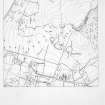 Publication drawing; plan of archaeological landscape, Dalcrombie