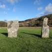 Digital photograph of rock art panel context, Scotland's Rock Art Project, Nether Largie North West Standing Stone, Kilmartin, Argyll and Bute