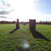 Digital photograph of rock art panel context, Scotland's Rock Art Project, Nether Largie North West Standing Stone, Kilmartin, Argyll and Bute