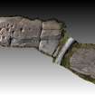 Snapshot of 3D model, from Scotland's Rock Art Project, Ormaig 3, Kilmartin, Argyll and Bute