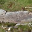 Digital photograph of perpendicular to carved surface(s), from Scotland's Rock Art Project, Ormaig 3, Kilmartin, Argyll and Bute