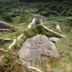 Digital photograph of rock art panel context, Scotland's Rock Art Project, Ormaig 3, Kilmartin, Argyll and Bute