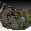 Snapshot of 3D model, from Scotland's Rock Art Project, Ormaig 4, Kilmartin, Argyll and Bute