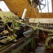 Islay, Bridgend/Redhouses Woollen Mill.  Interior, first floor.  Detail of Warping Machine. 