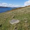 Digital photograph of panel to north-west, from Scotland's Rock Art Project, Scarrel 8, Bute, Argyll and Bute