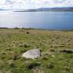 Digital photograph of panel to west, from Scotland's Rock Art Project, Scarrel 8, Bute, Argyll and Bute