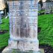 View of the gravestone of Agnes Wallace Smith, Houston Mill, who died in 1854.